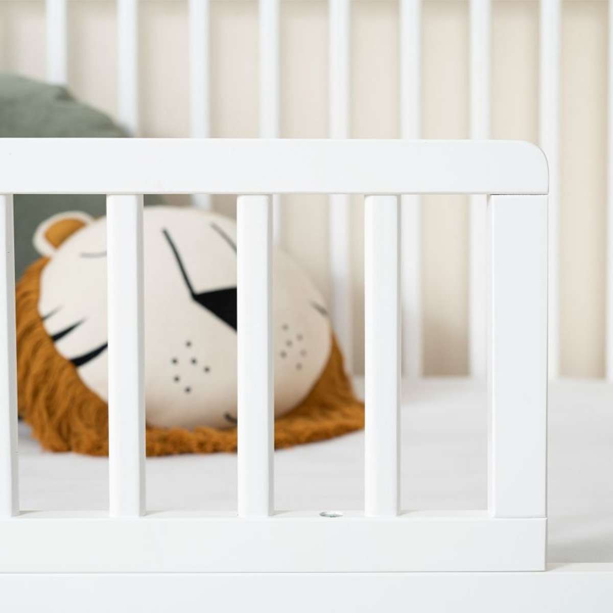Aspiring Cot Toddler Bed Half Frame - White