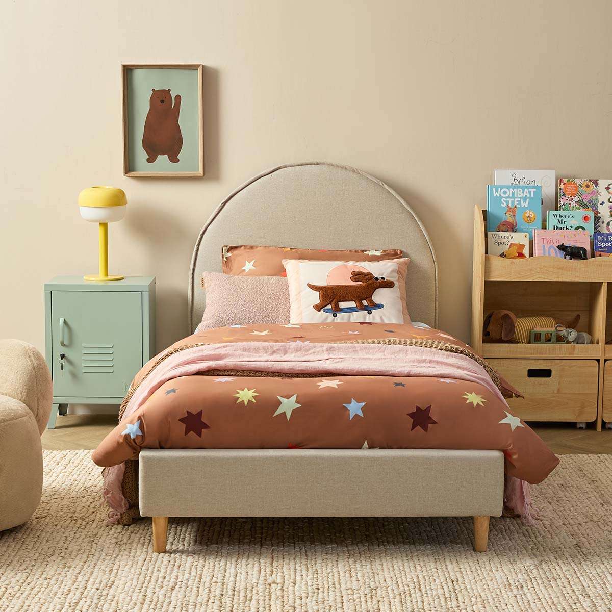 Imogen Single Bed - Natural