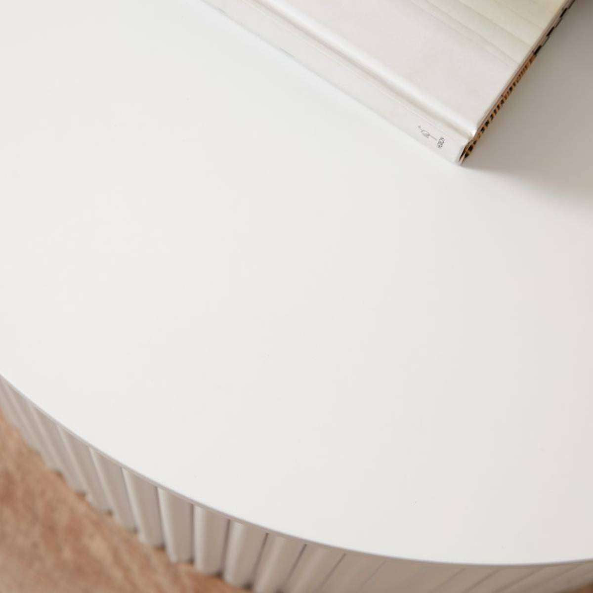 Eve Drum Coffee Table - White