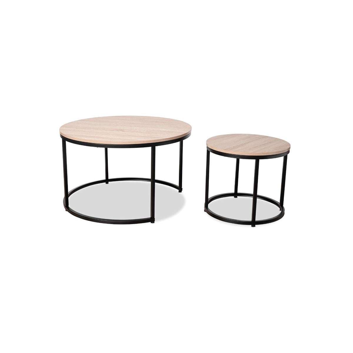 Vigo Nesting Coffee Tables - Black