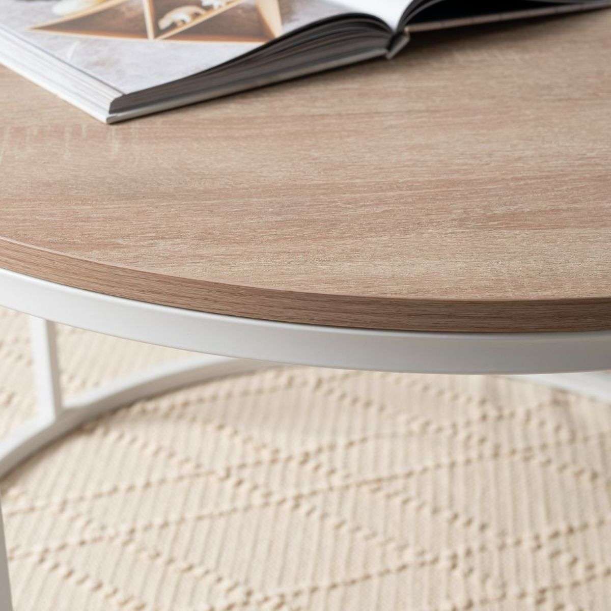 Vigo Nesting Coffee Tables - White