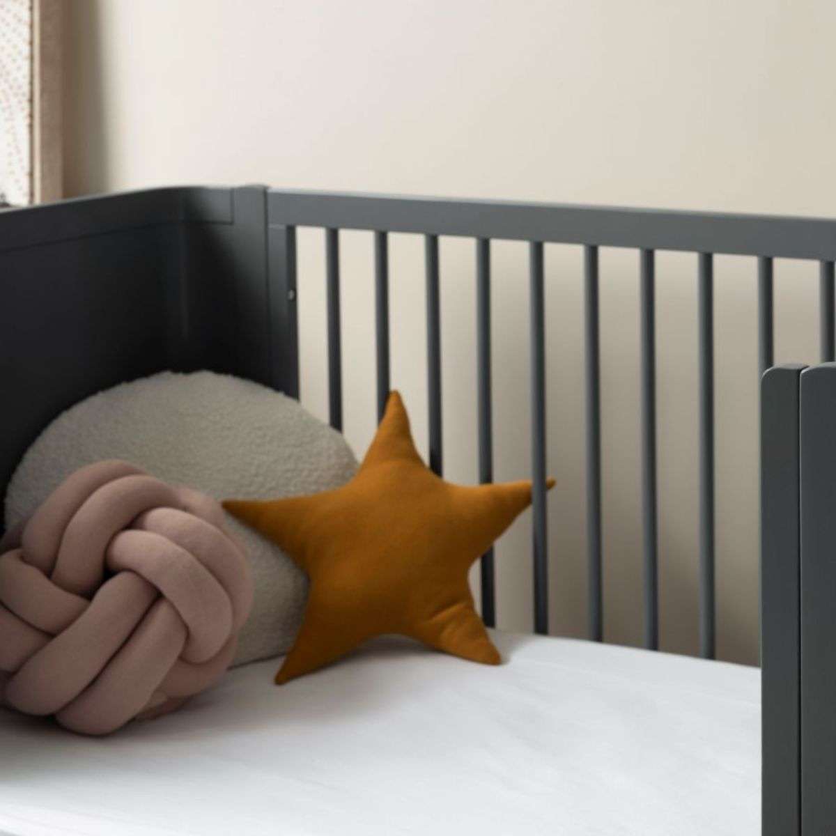 Orlando Cot Toddler Bed Conversion - Charcoal
