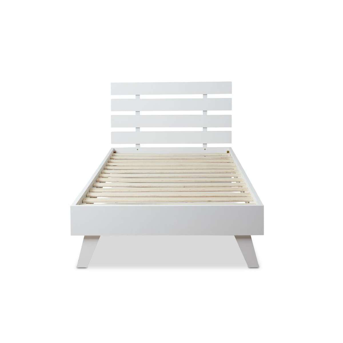 Soren King Single Bed - White