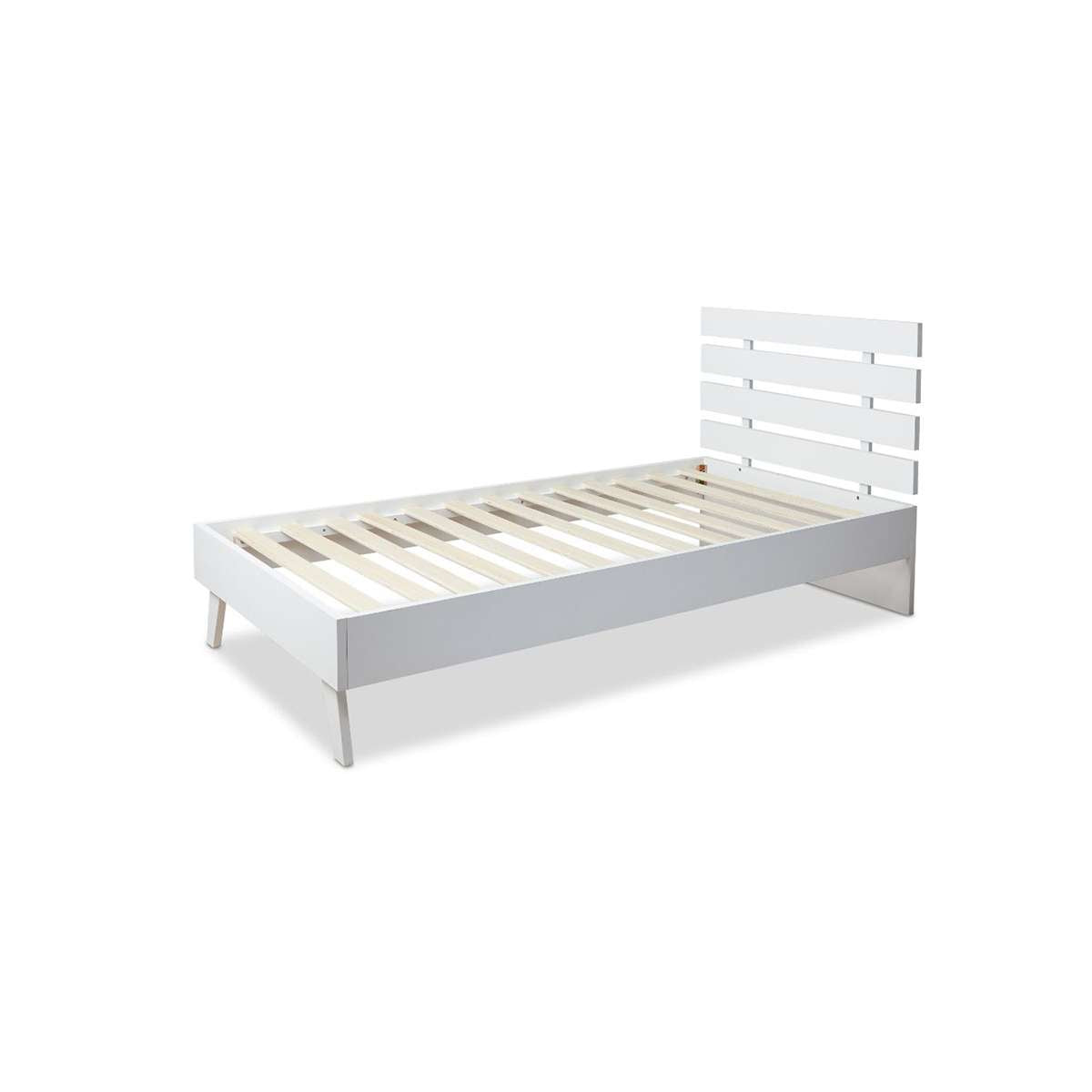 Soren King Single Bed - White