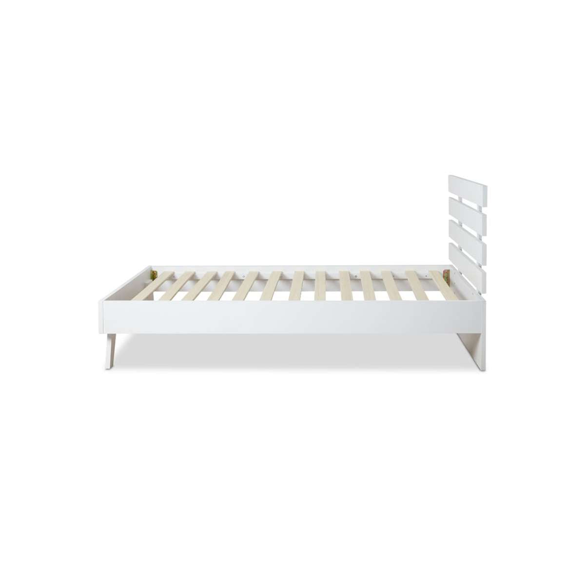 Soren King Single Bed - White