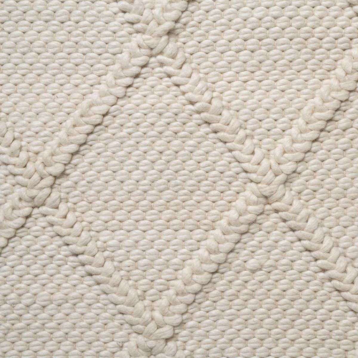 Hannah Diamond Wool Blend Floor Rug - Round