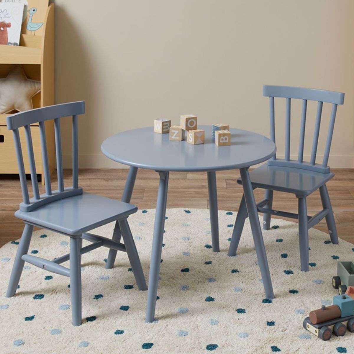 Annie Kids Round Table - Charcoal