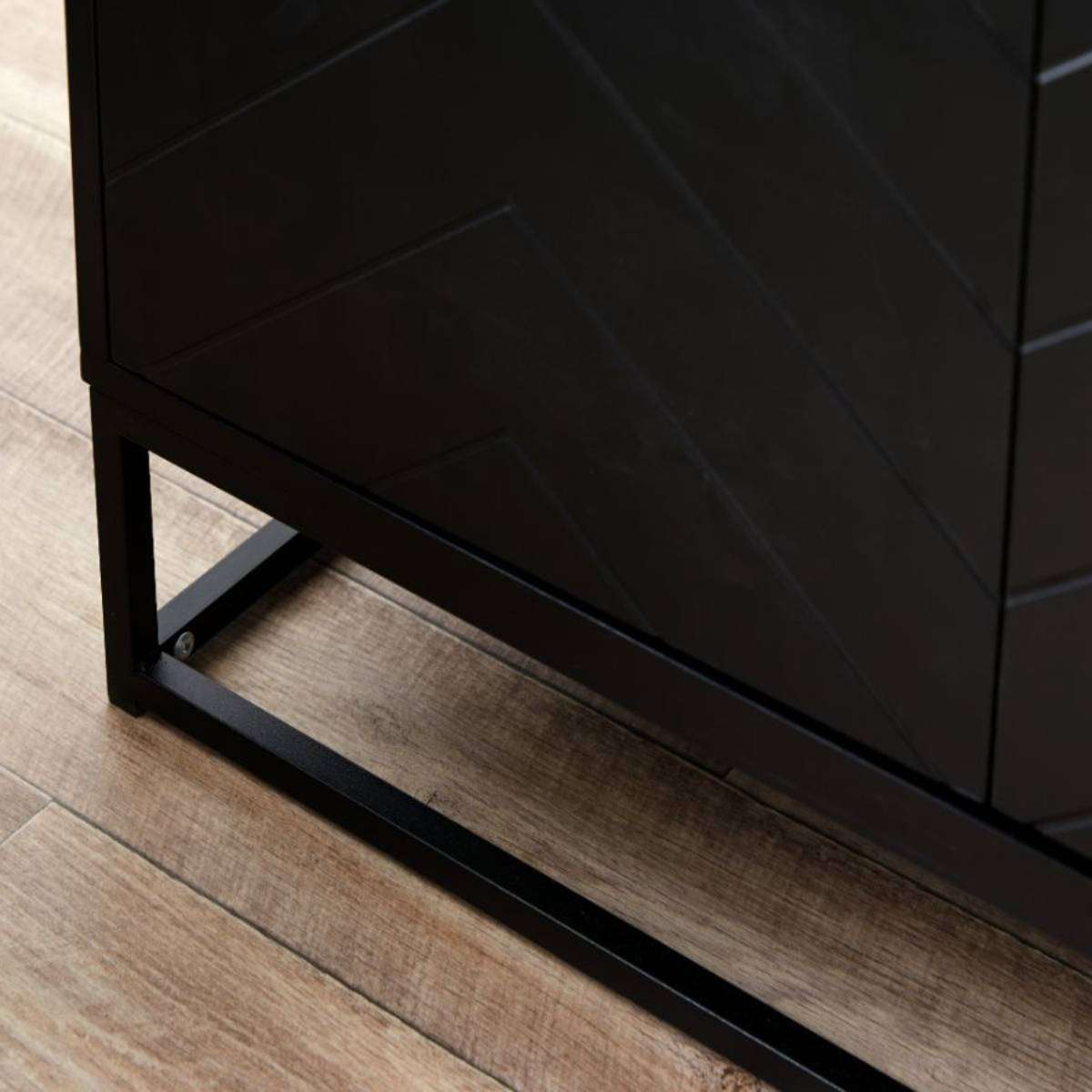 Inca Two Door Cabinet - Black