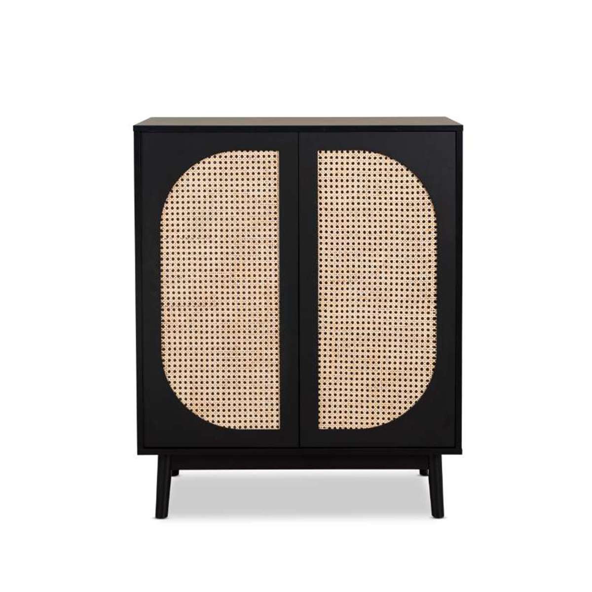 Claremont Two Door Cabinet - Black - Mocka Australia