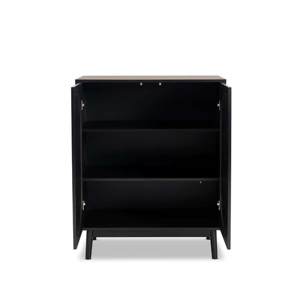 Claremont Two Door Cabinet - Black - Mocka Australia