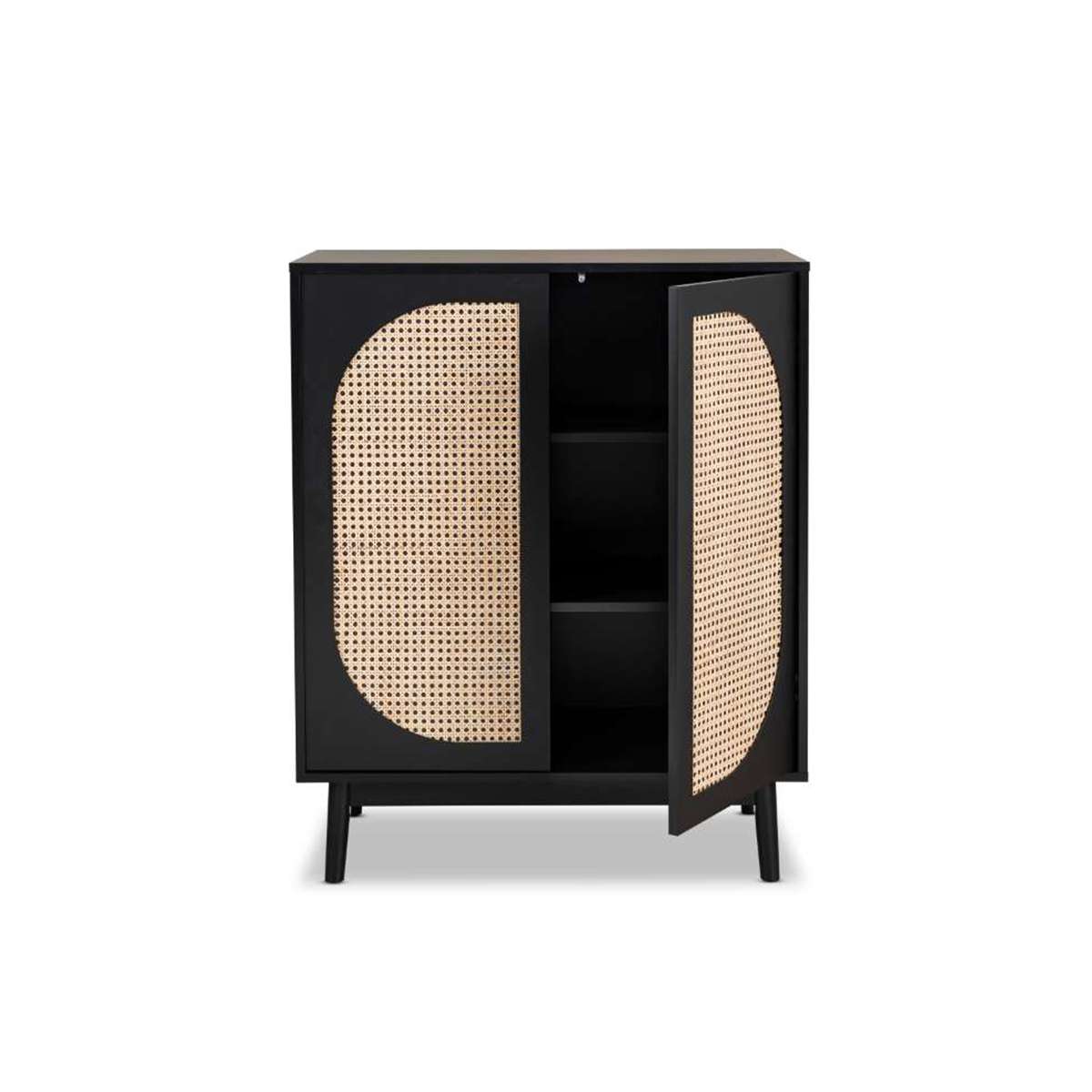 Claremont Two Door Cabinet - Black - Mocka Australia