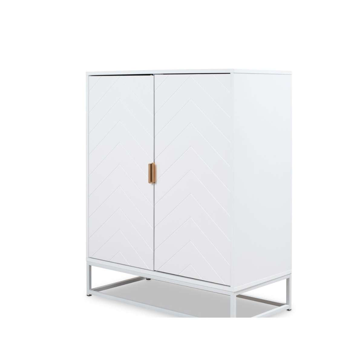 Inca Two Door Cabinet - White
