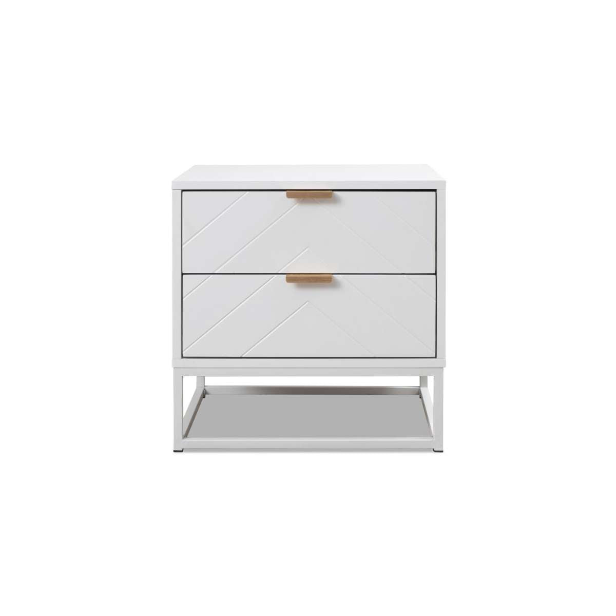 Inca Bedside Table - White