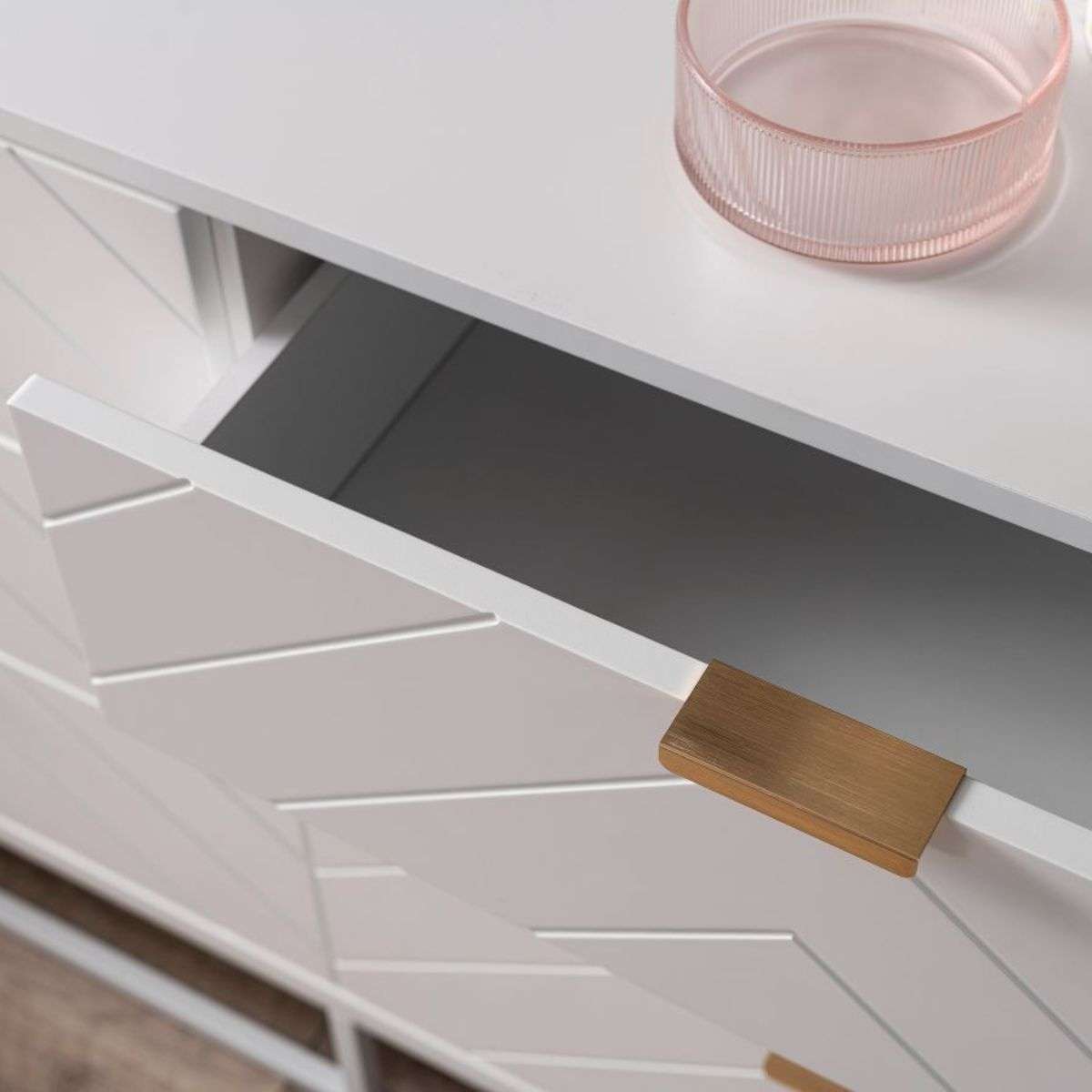 Inca Six Drawers - White