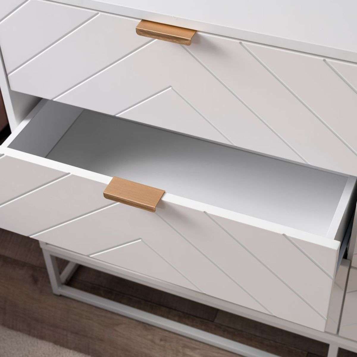 Inca Six Drawers - White