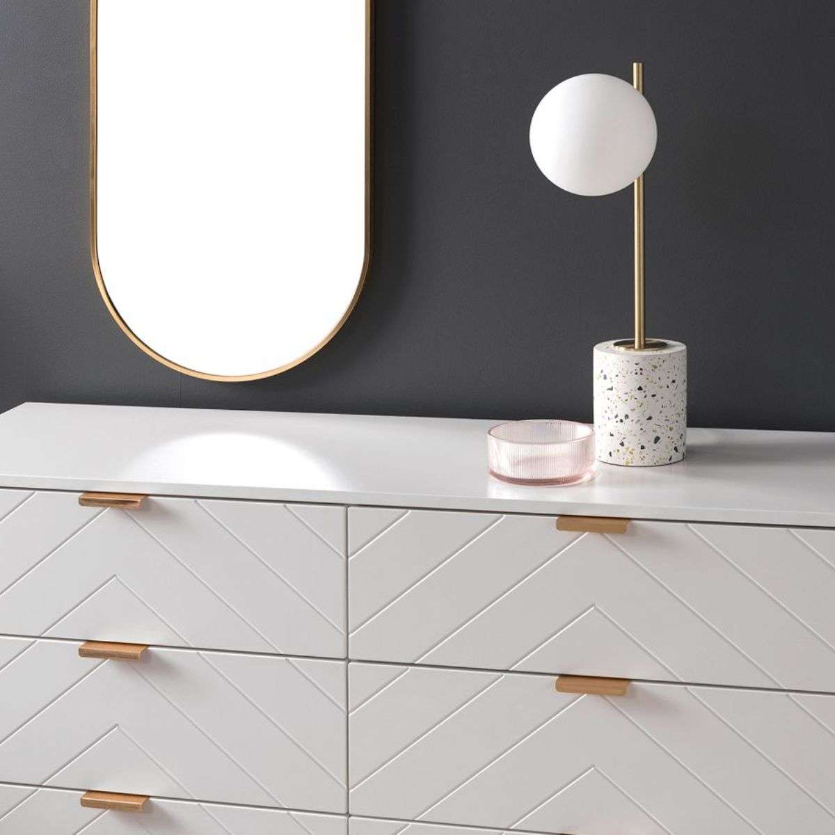 Inca Six Drawers - White - Mocka Australia