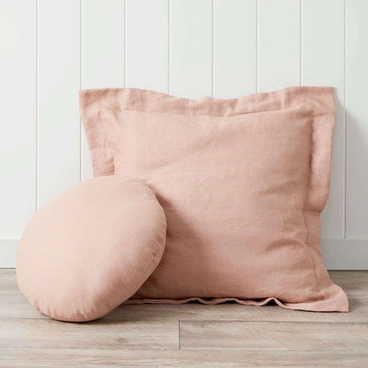 Mocka Linen Cushion - Coral Sand - Mocka Australia