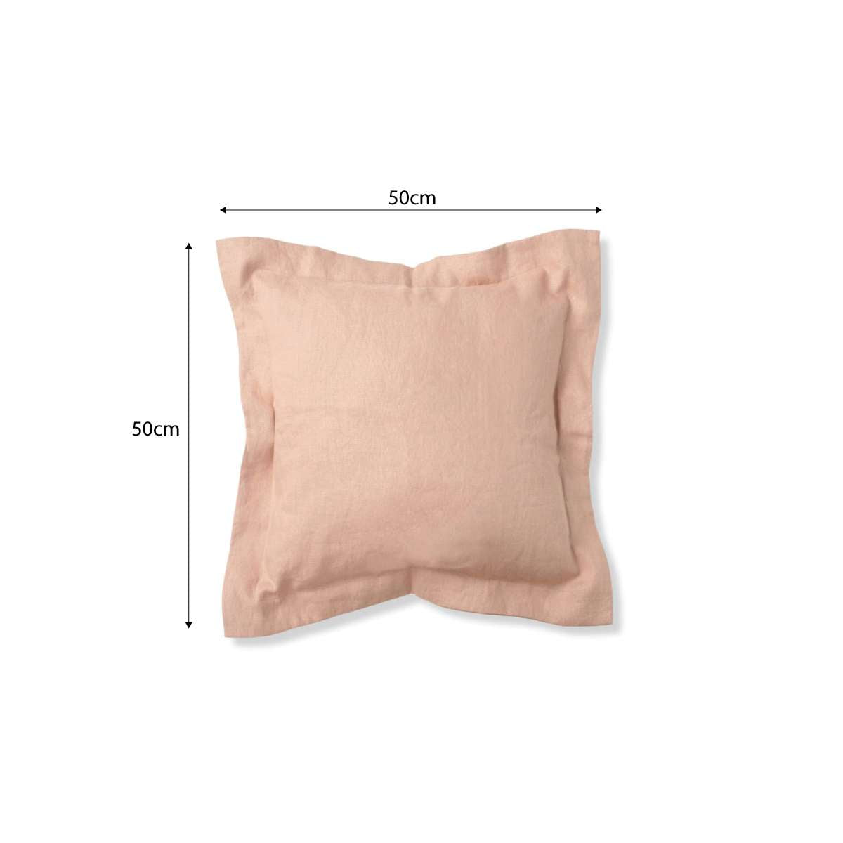 Mocka Linen Cushion - Coral Sand - Mocka Australia