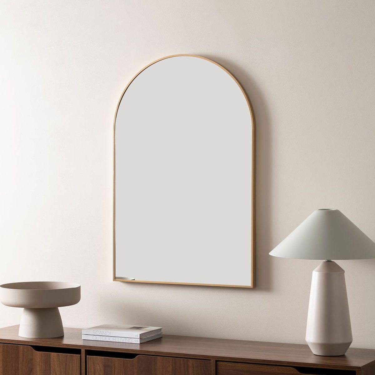 Tait Metal Arch Mirror - Gold