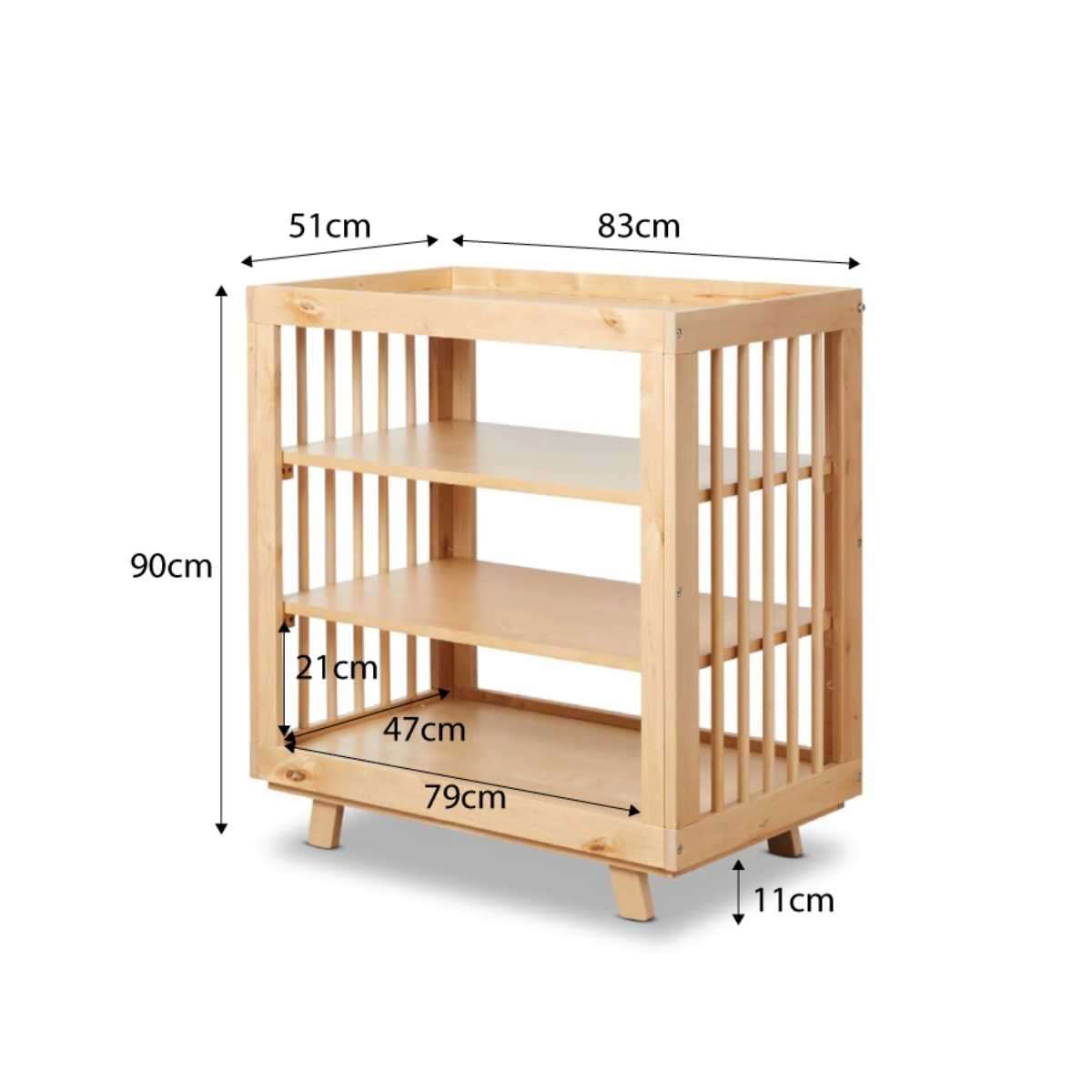 Aspen Change Table - Natural Birch