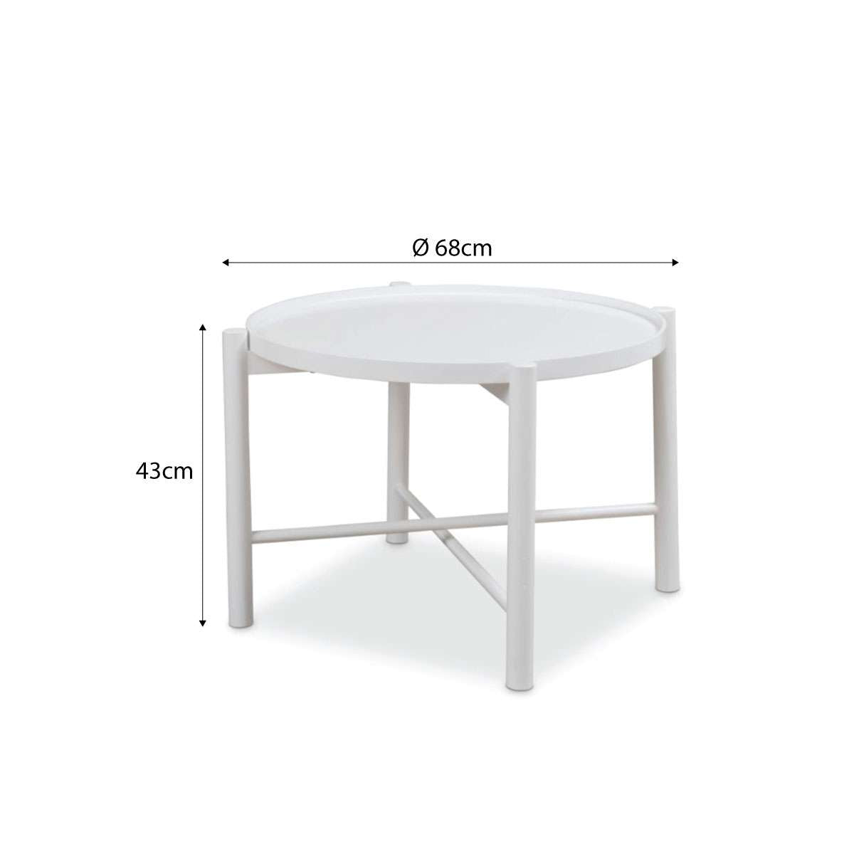 Olwyn Coffee Table - White