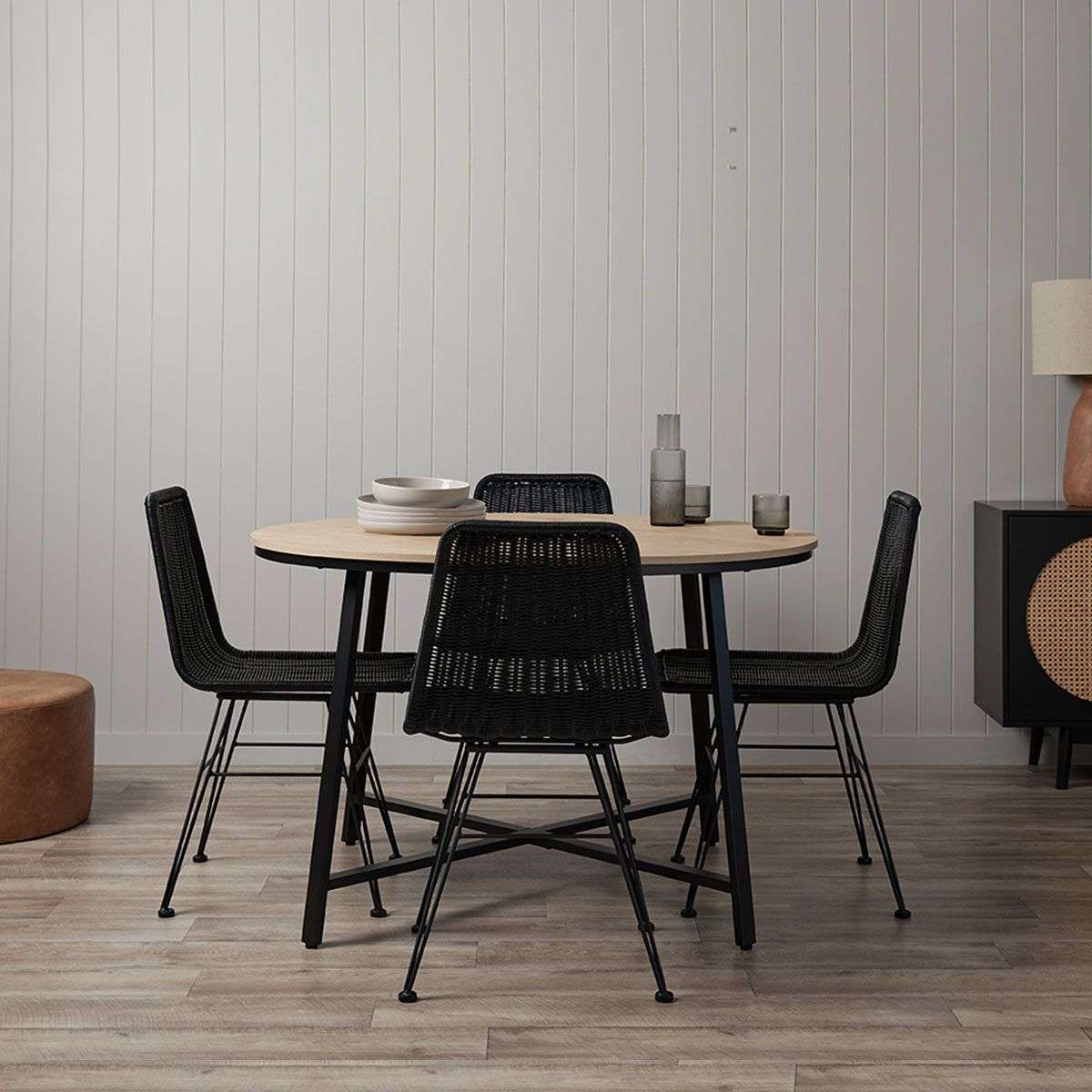 Xavier Dining Chair - Set of 2 - Black