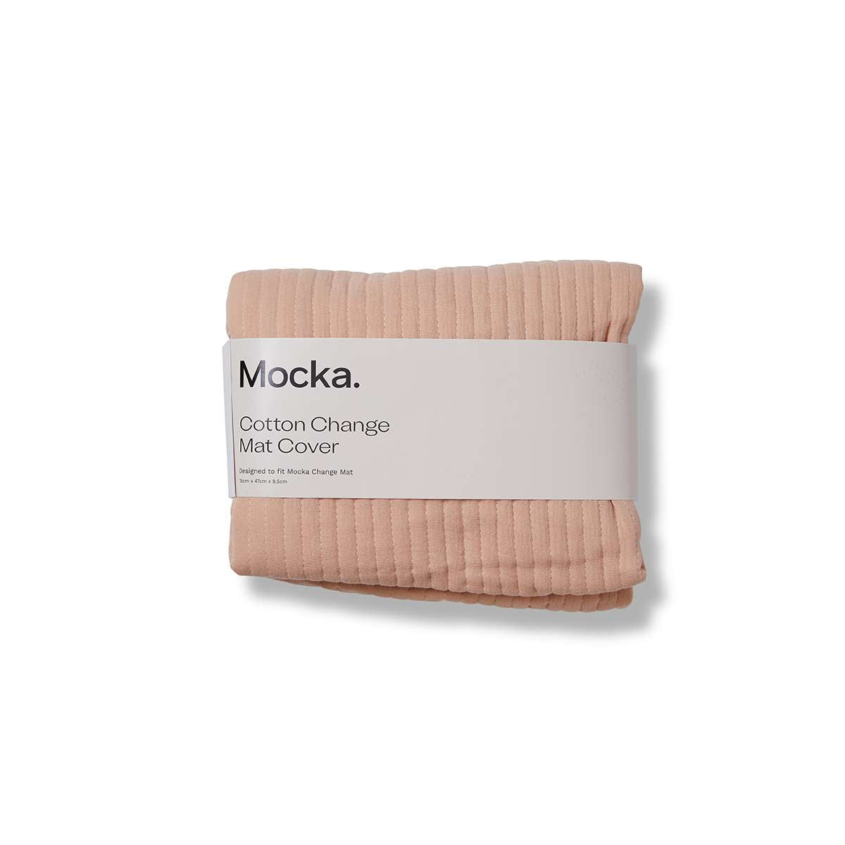 Mocka Cotton Change Mat Cover Pink Baby
