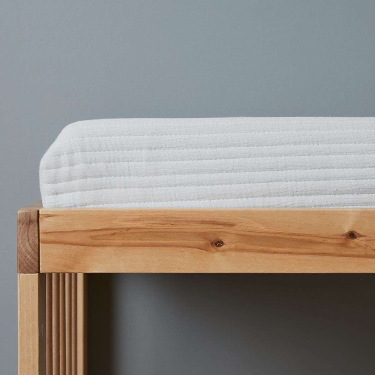 Mocka Cotton Change Mat Cover Blue Baby