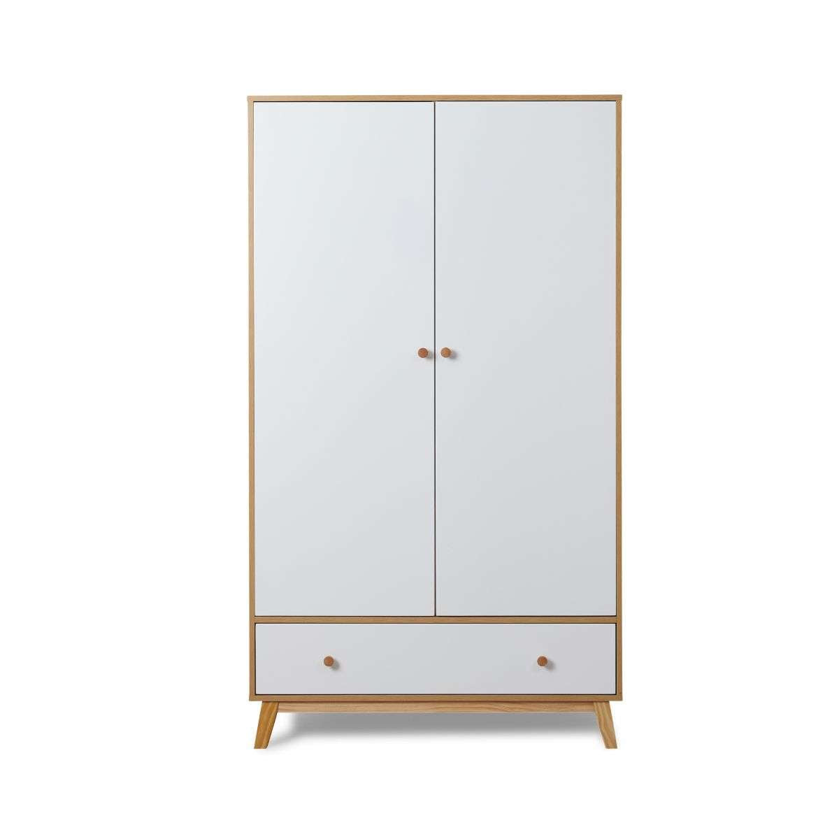 Aspen Wardrobe - White/Natural