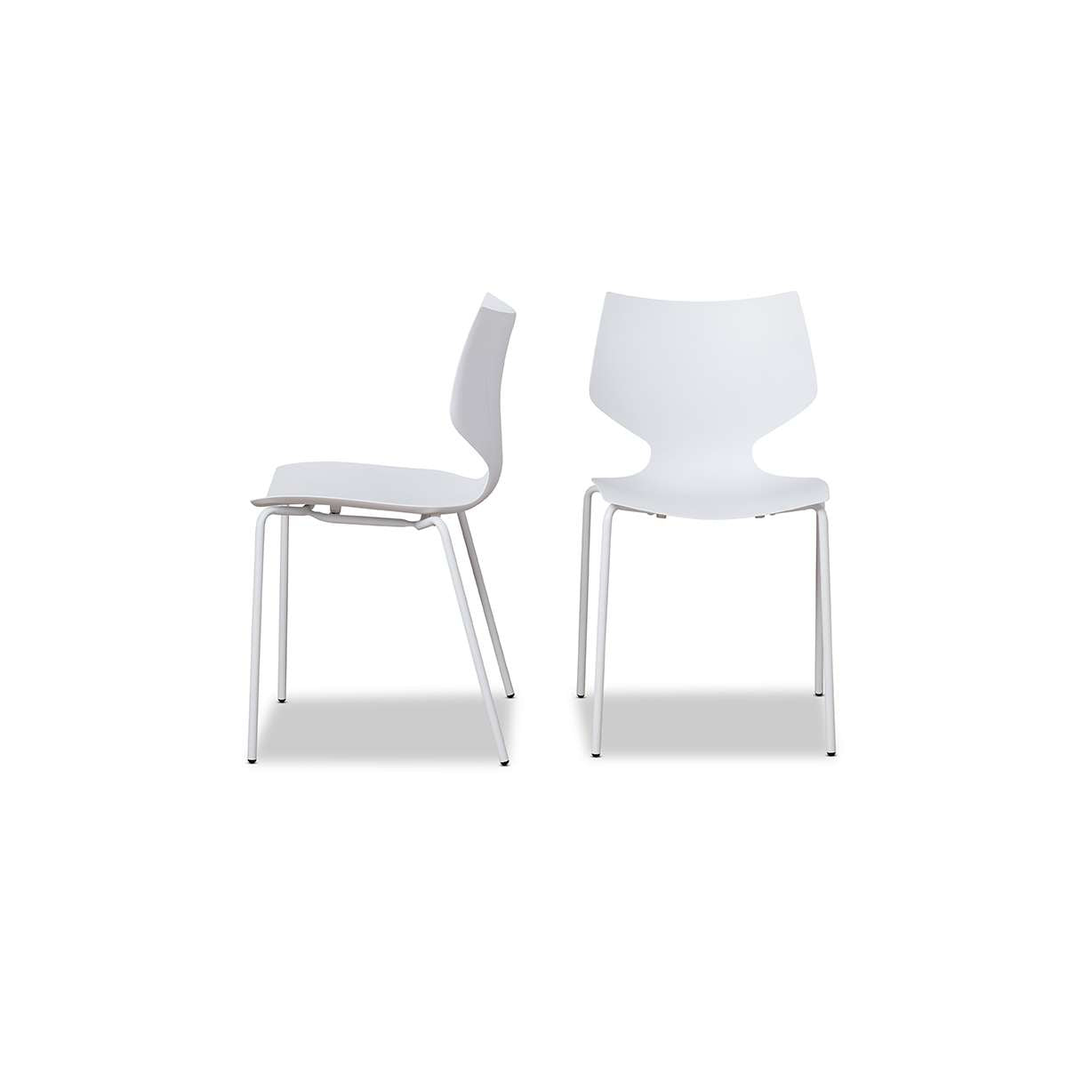 Pia Dining Chair - Set of 2 - White