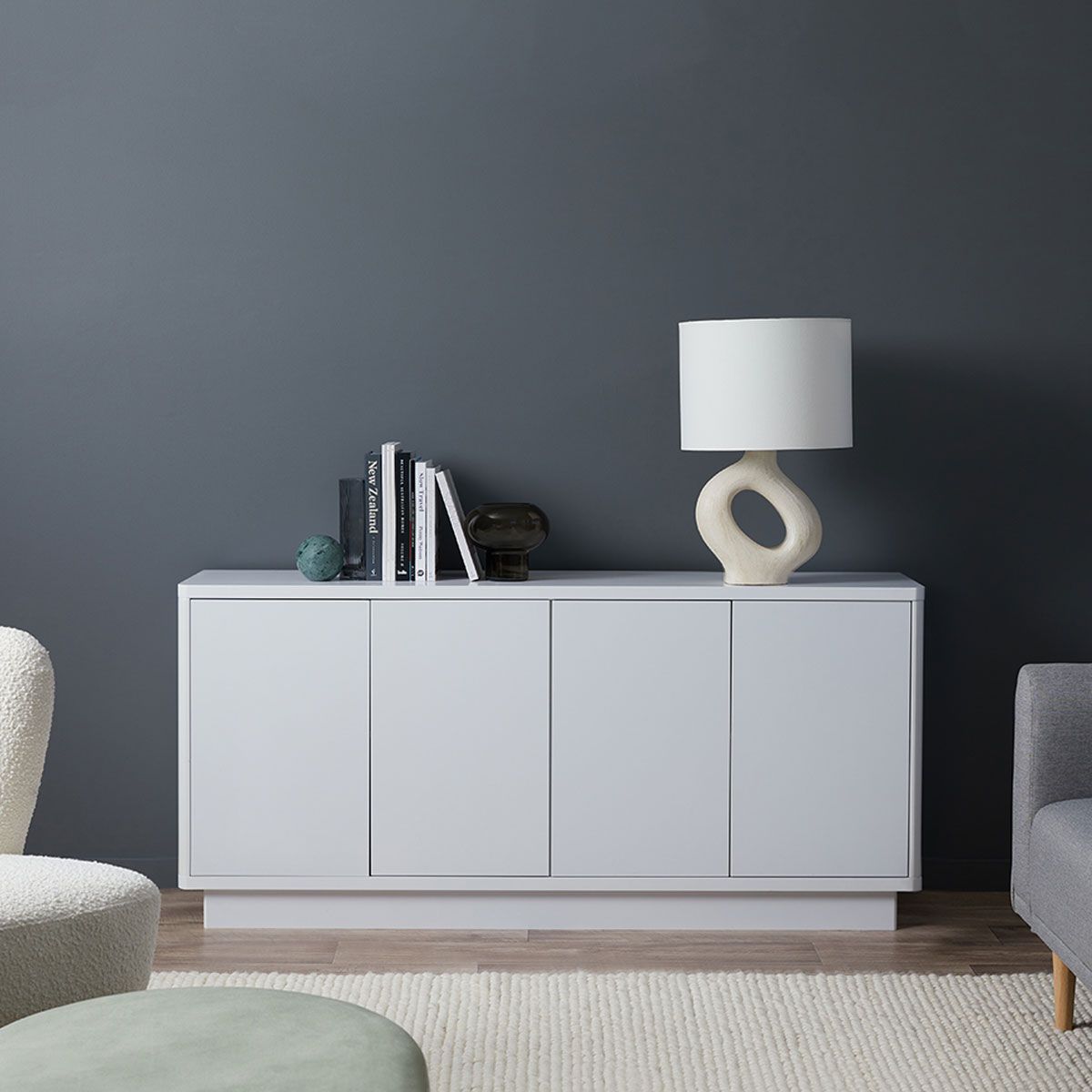 Oslo Buffet - White - Mocka Australia