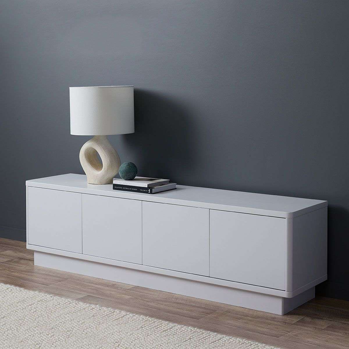Oslo Entertainment Unit - White