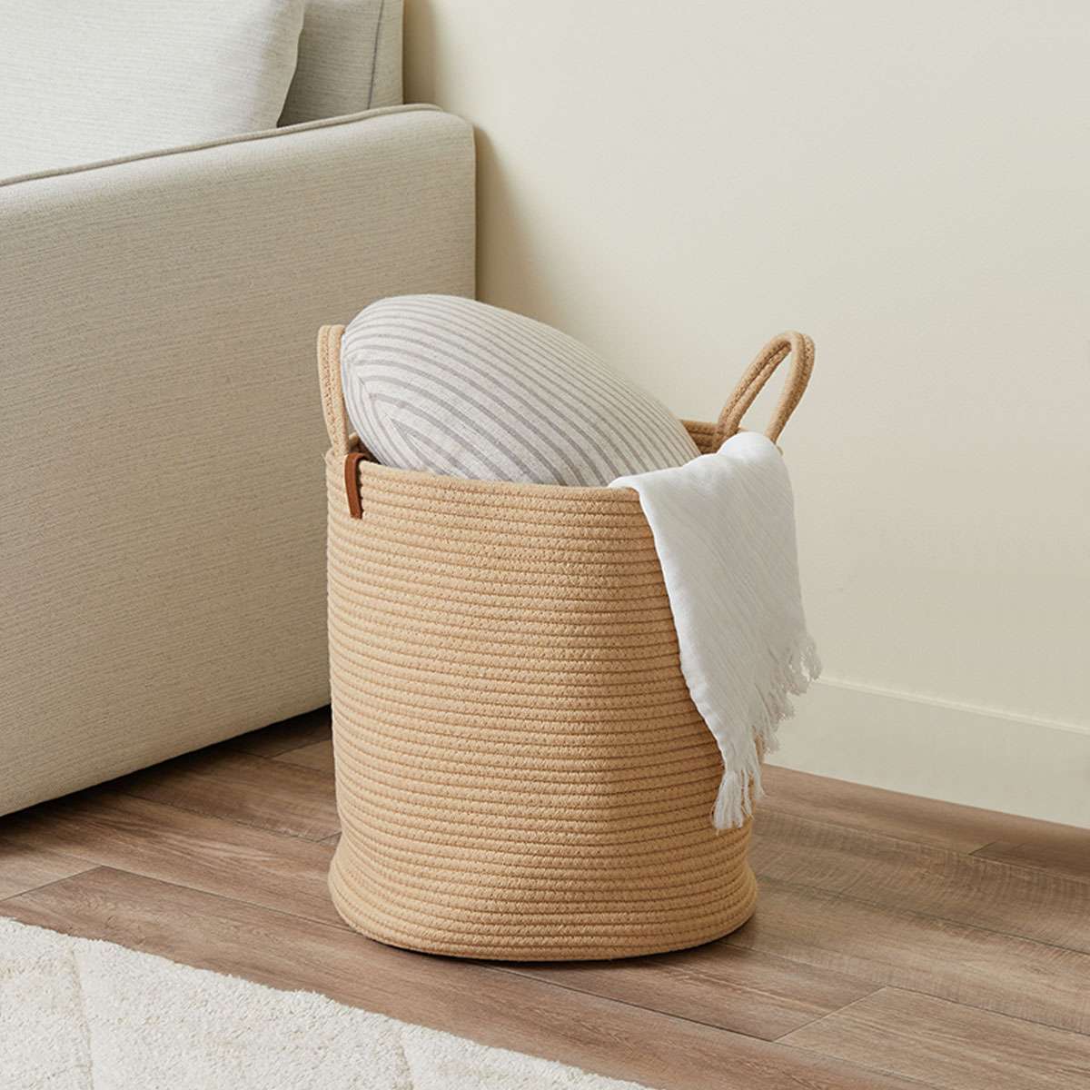 Southampton Cotton Rope Baskets Natural Decor