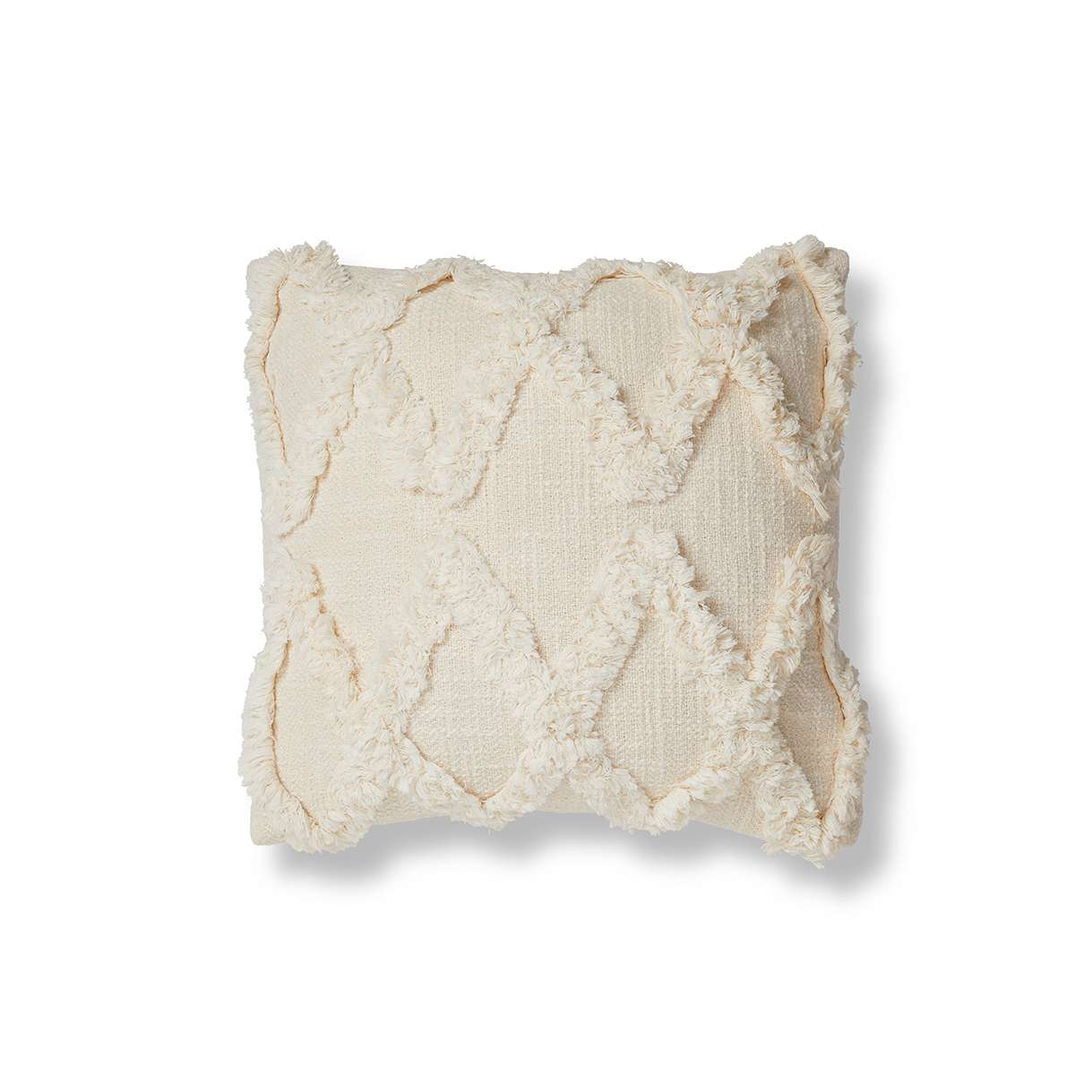 Mieke Tufted Throw Cushion - Natural