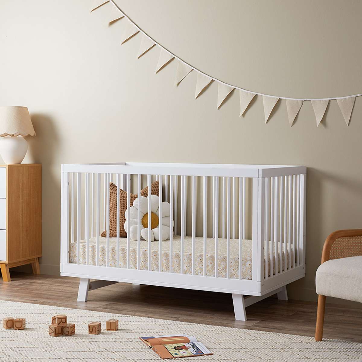 Aspen Classic Cot - White