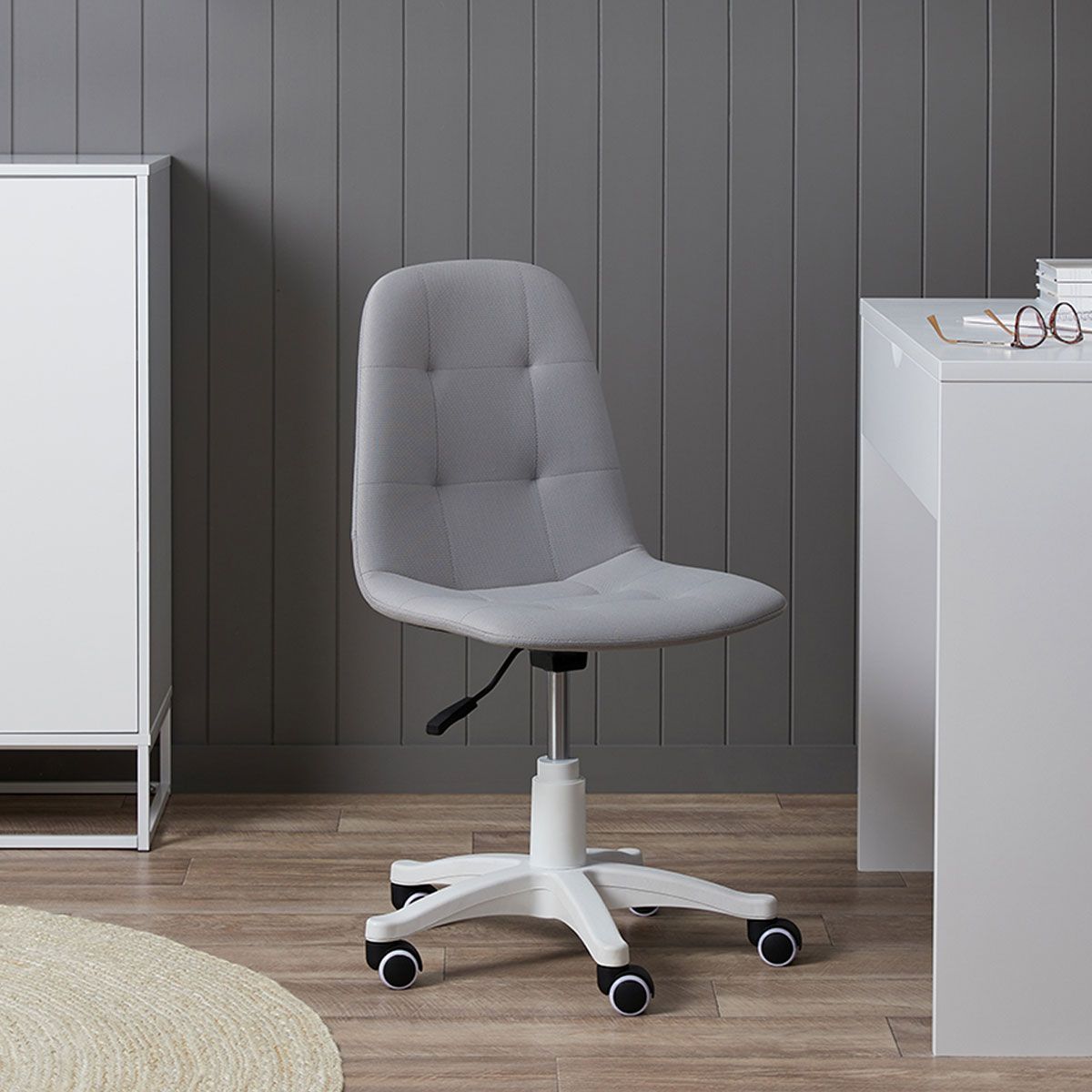 Stevie Desk Chair - Grey