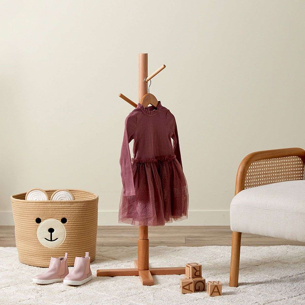 Mocka Freestanding Coat and Hat Stand