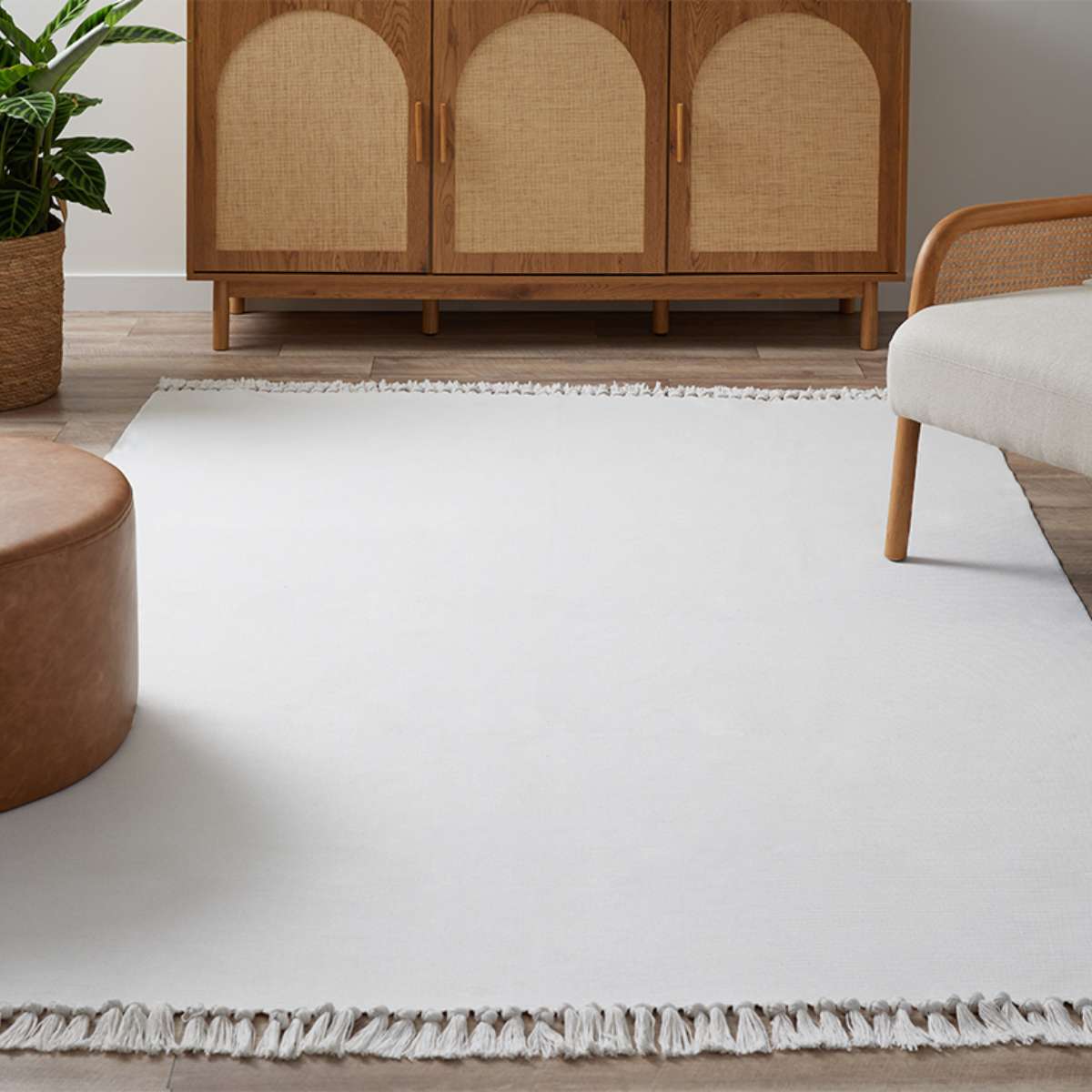Kobie Cotton Blend Striped Floor Rug - Extra Large - Mocka Australia