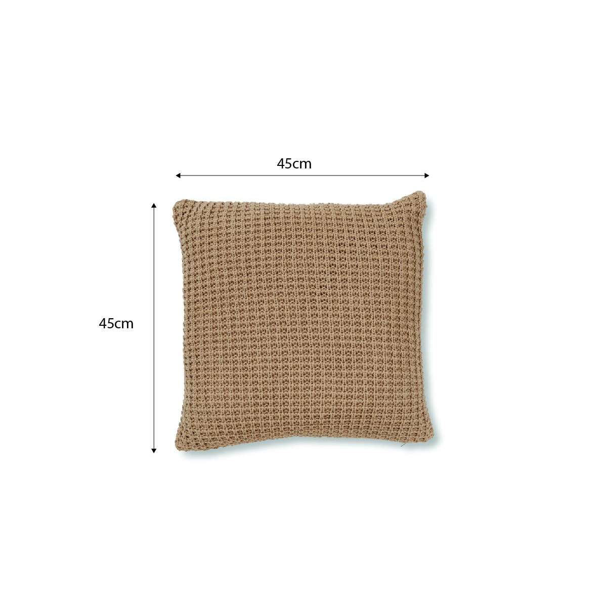 Brennan Knit Cushion Cover - Latte