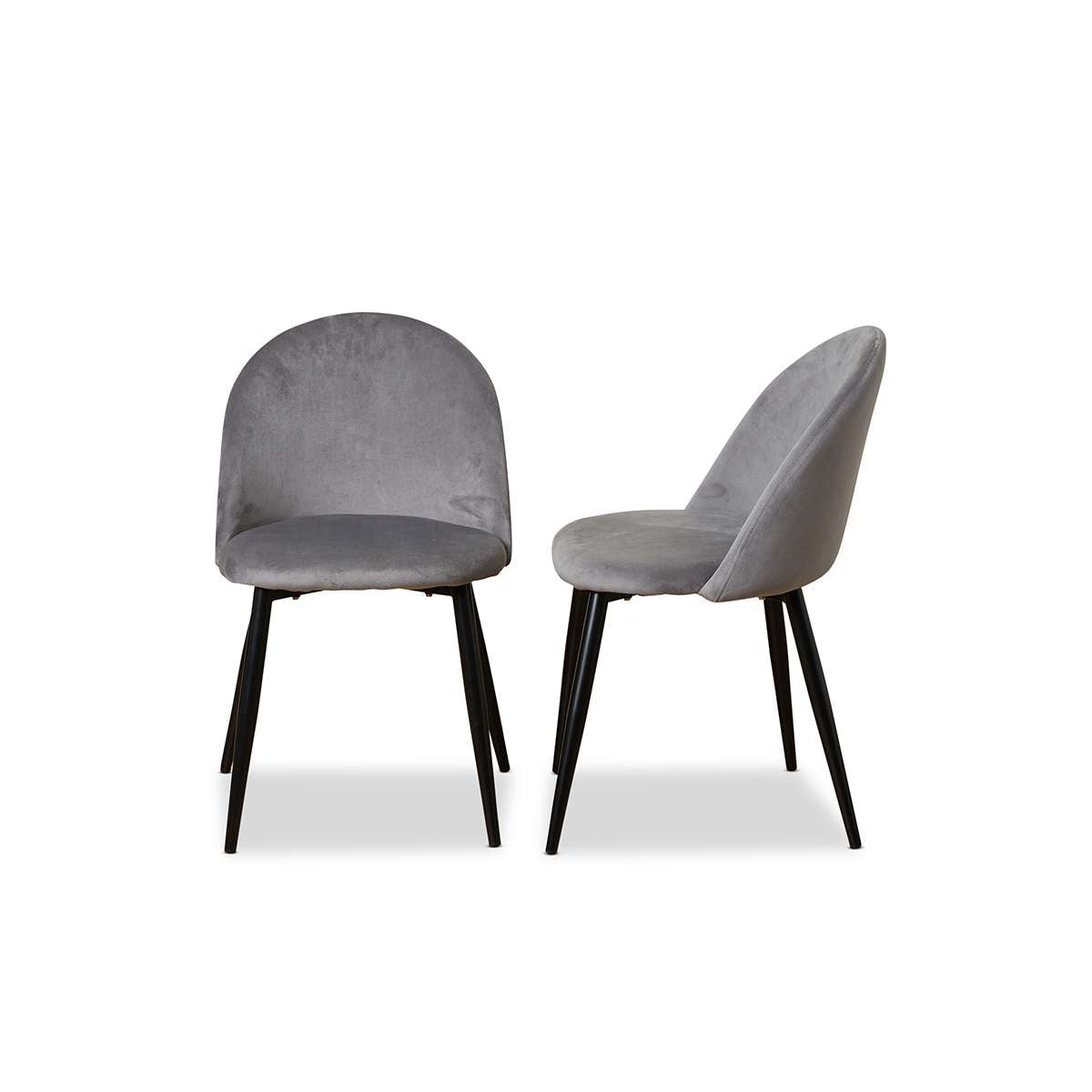 Londyn Dining Chairs - Set of 2 - Grey