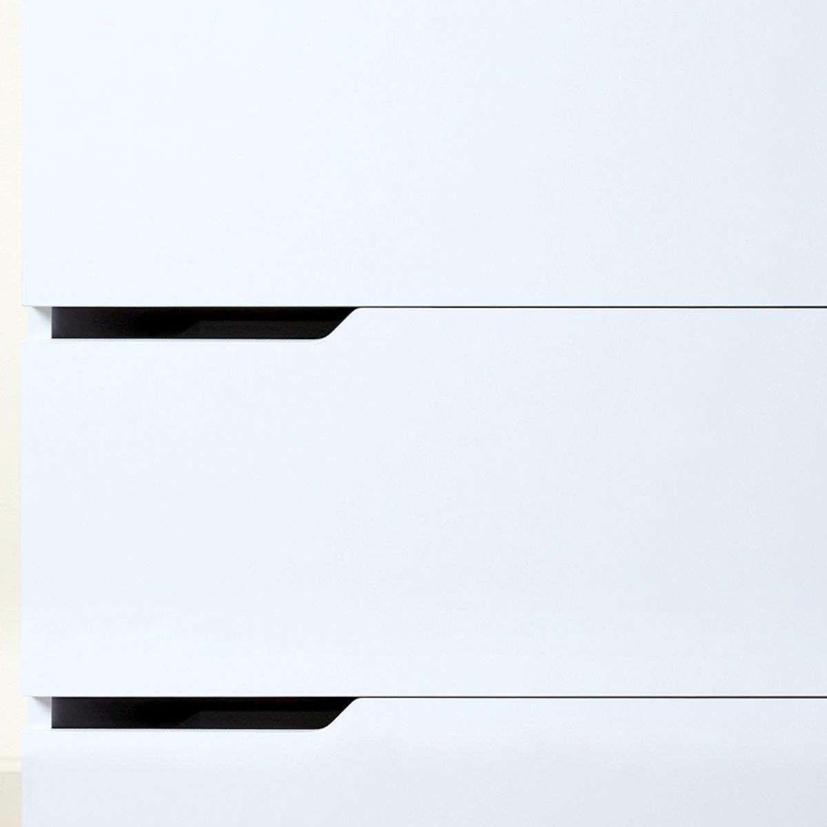 Zack Six Drawer - White