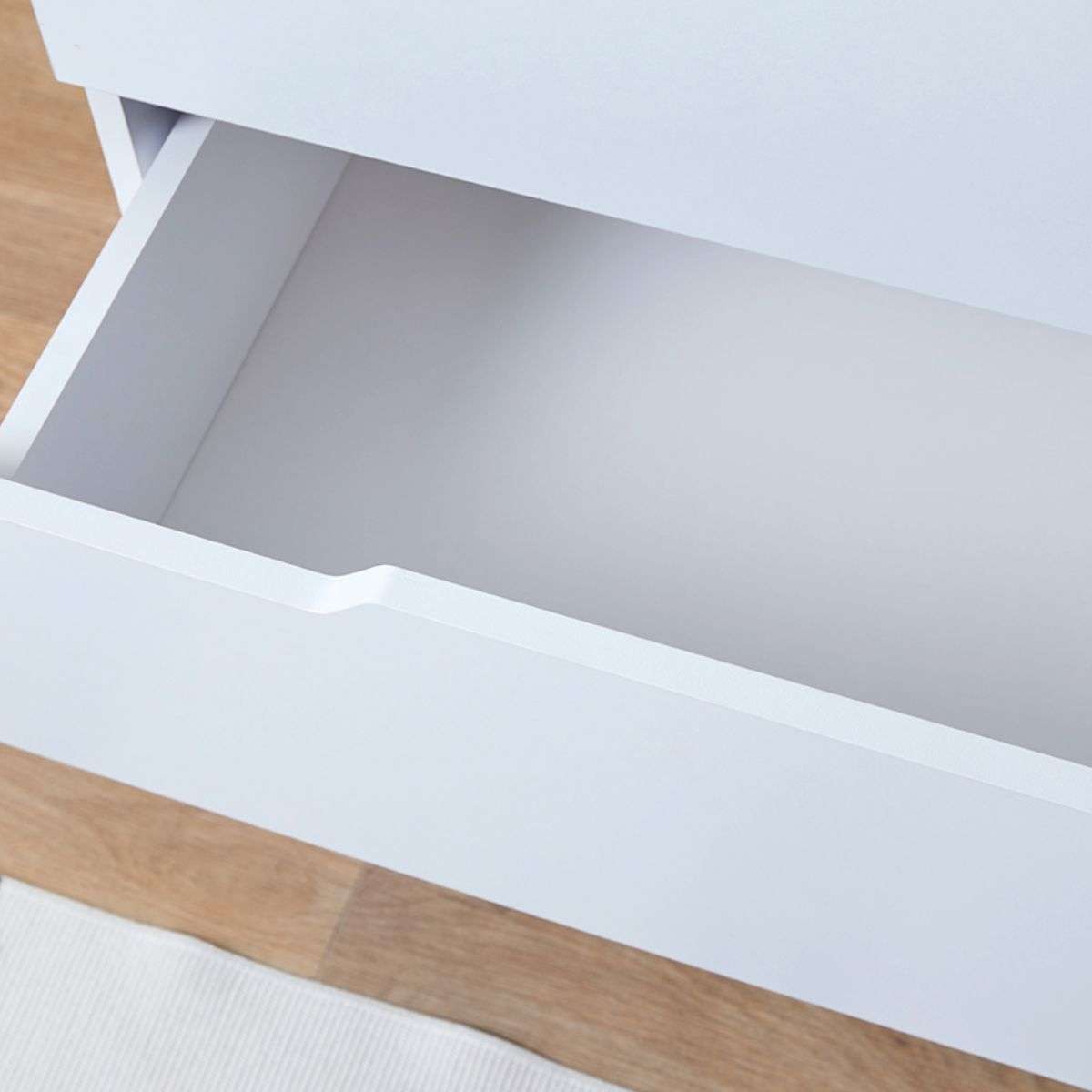 Zack Six Drawer - White