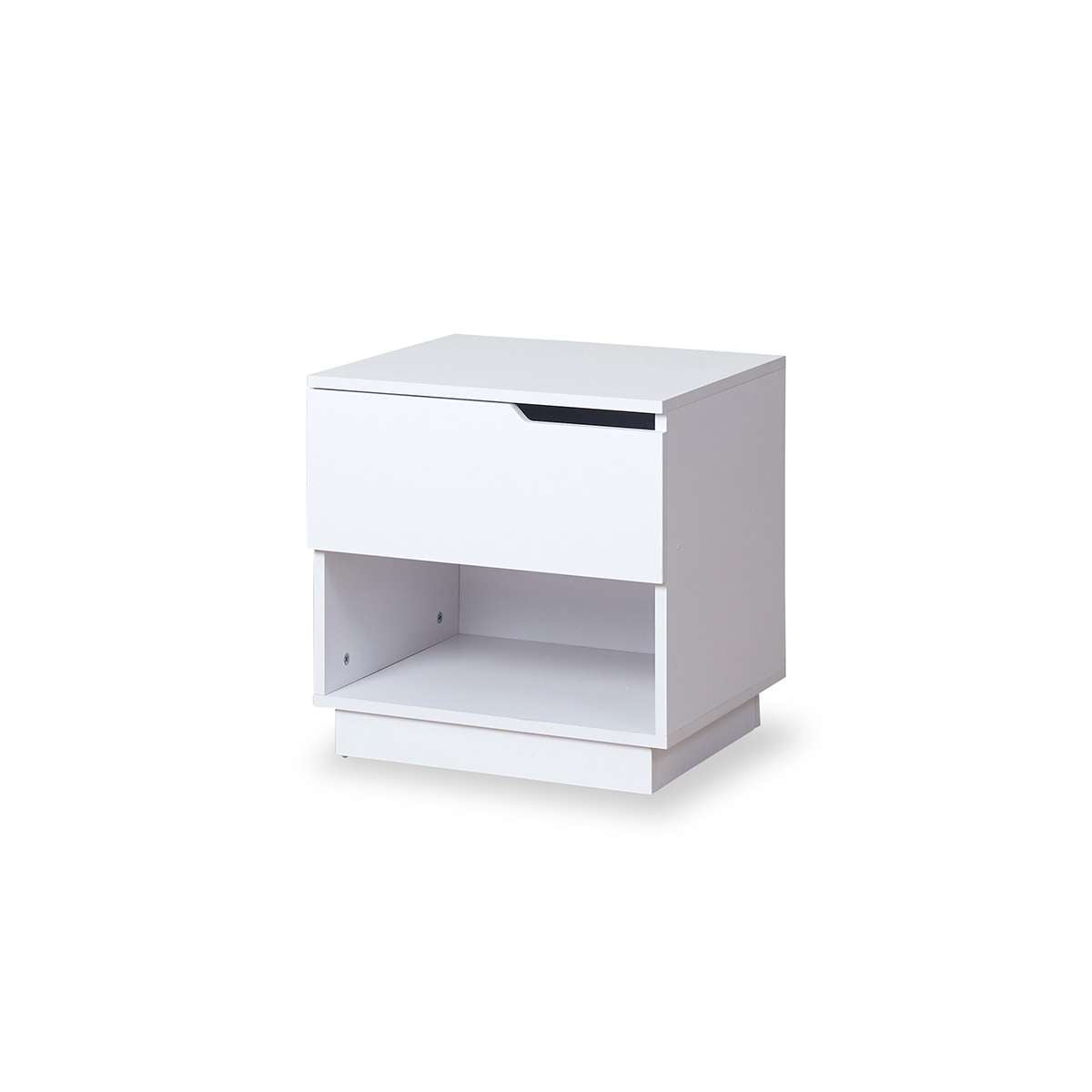 Zack Bedside Table - White