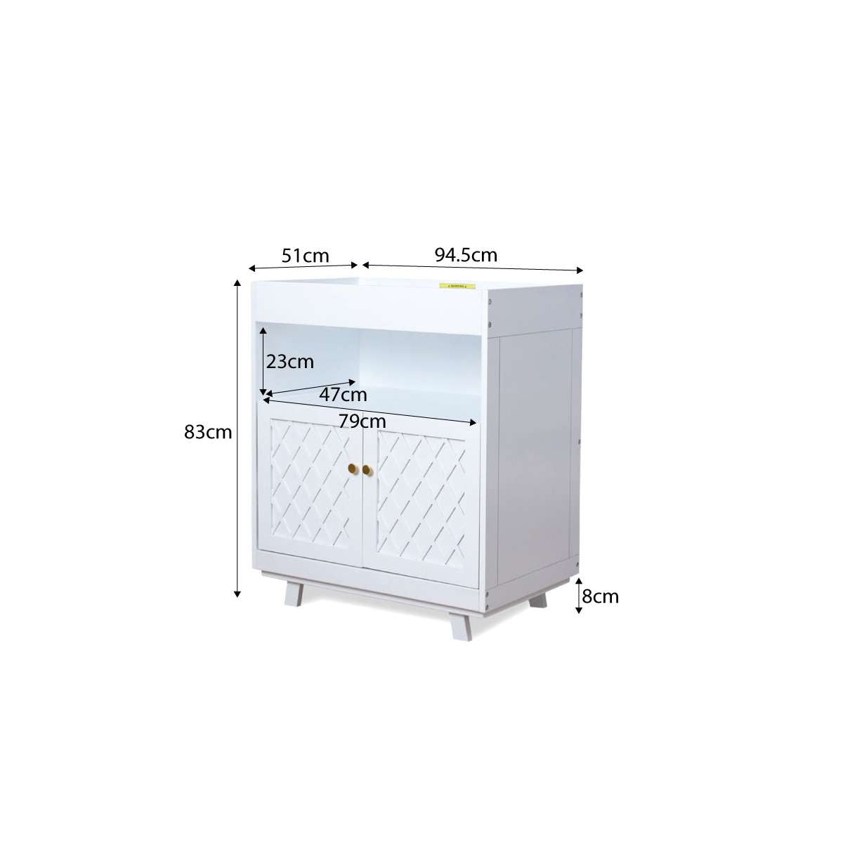 Genevieve Changing Four Piece Nursery Furniture Set