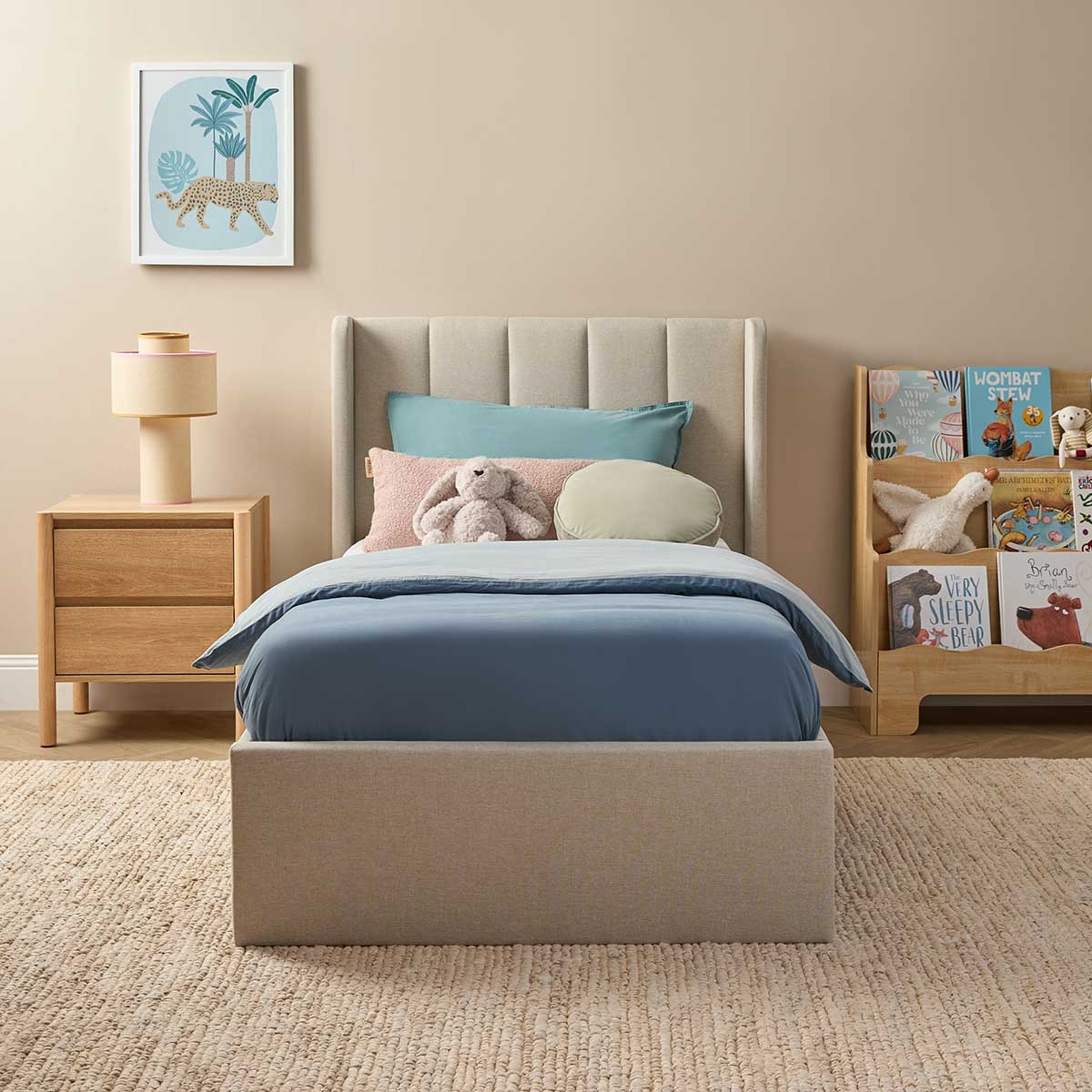 Quinn Double Bed - Natural