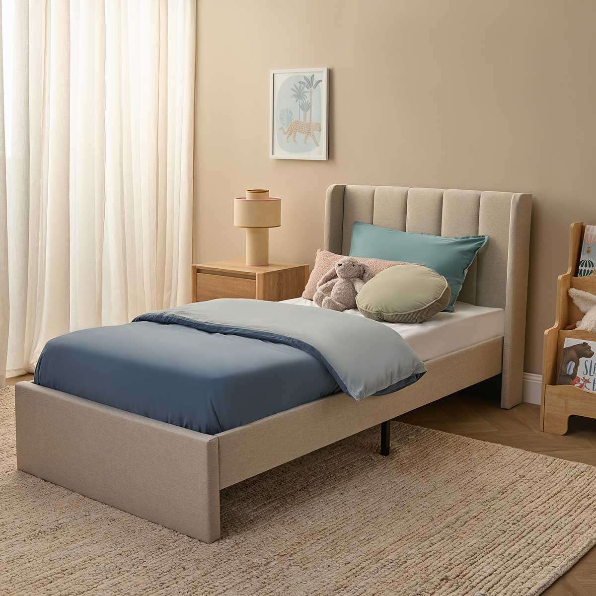 Quinn Double Bed - Natural