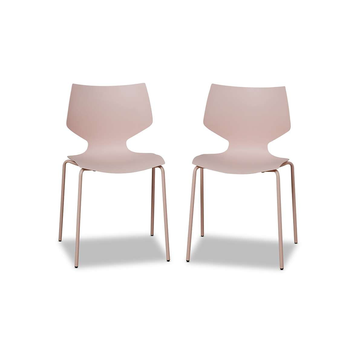 Pia Dining Chair - Set of 2 - Blush