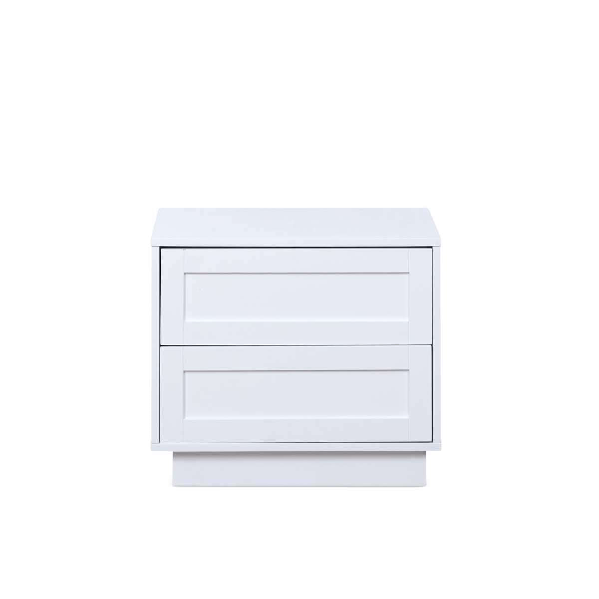 Eros Bedside Table - White