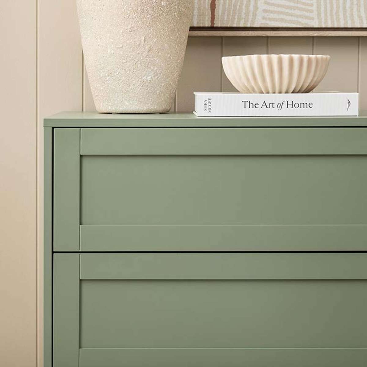 Eros Six Drawer - Sage Green