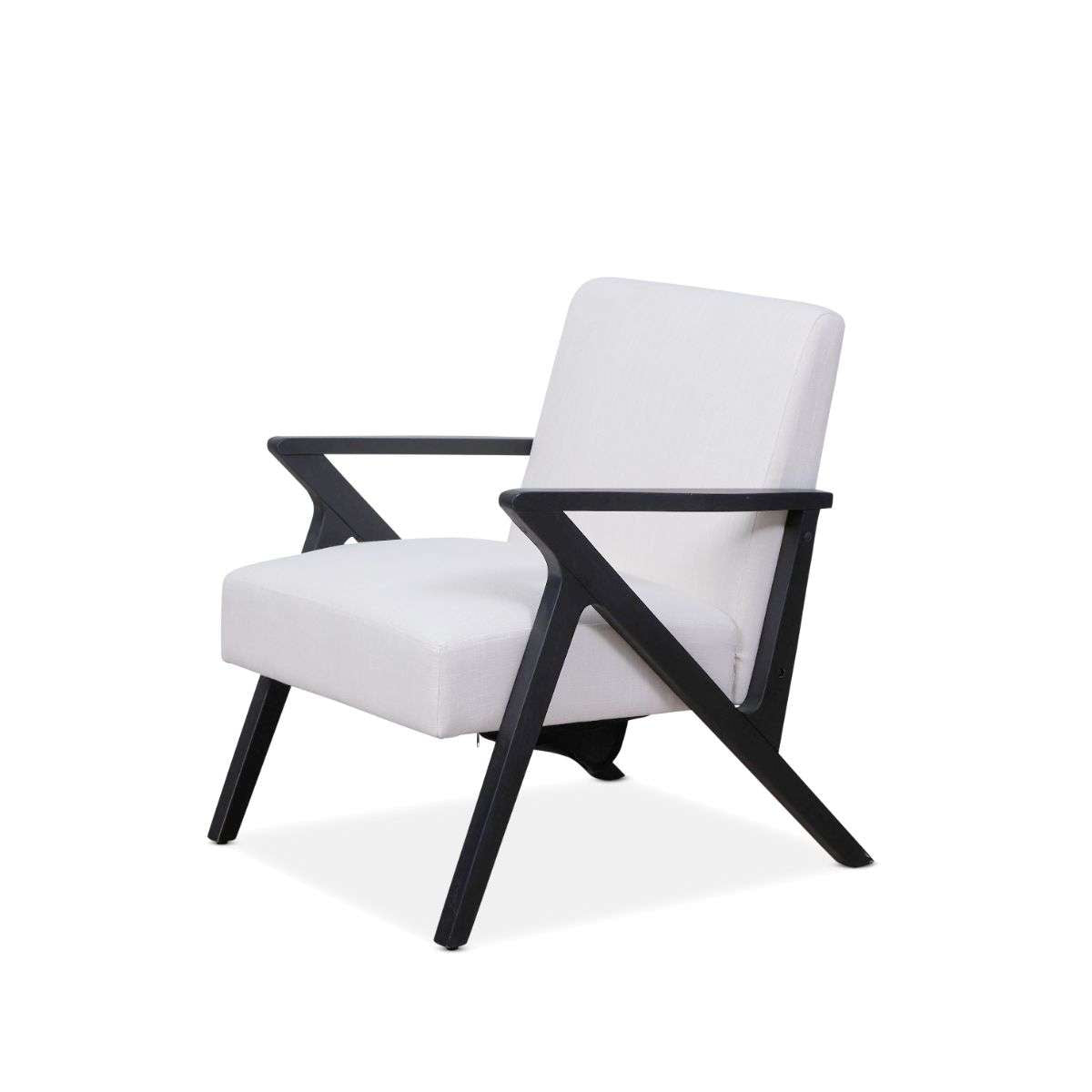 Hector Occasional Chair - Black/Natural